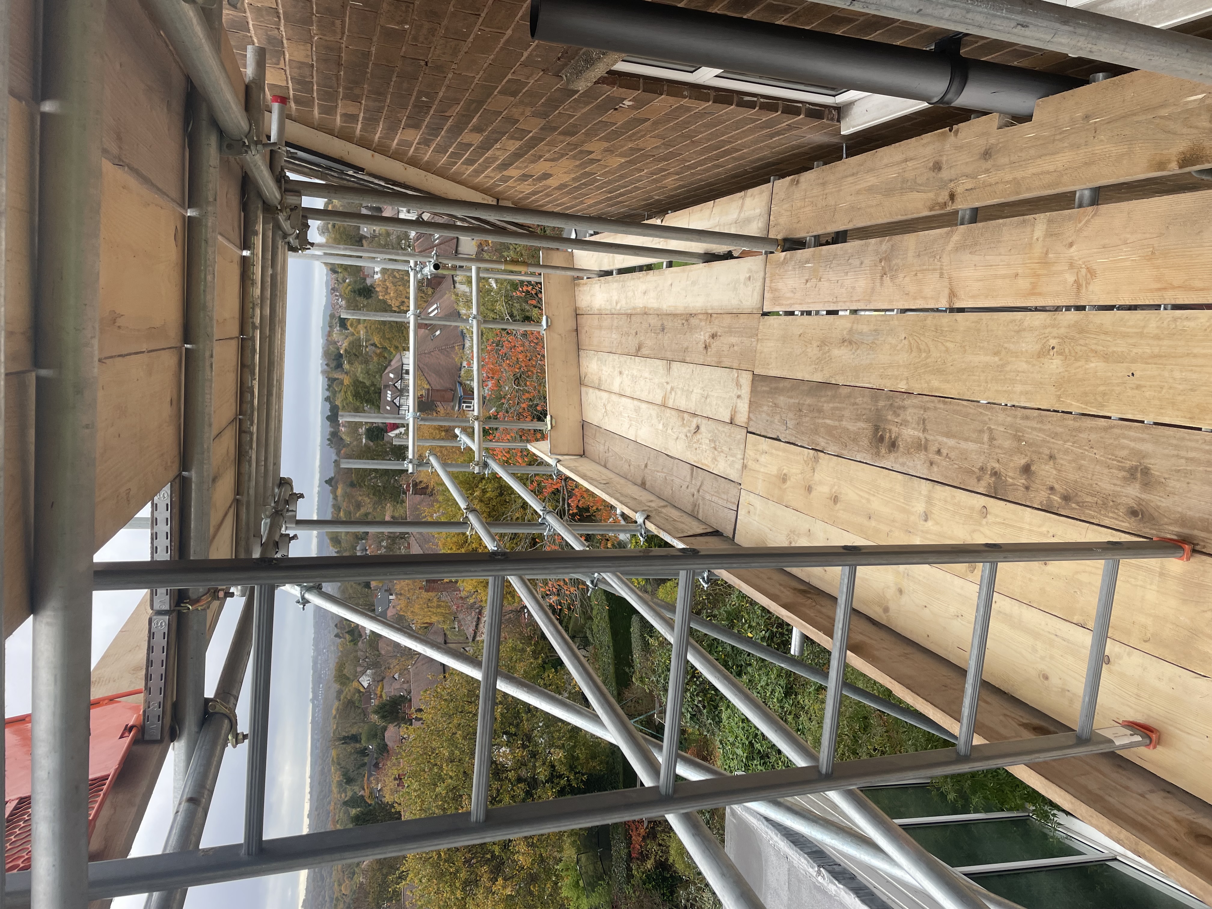 Residential scaffolding in Sheffield